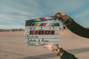 clapper board for video editing